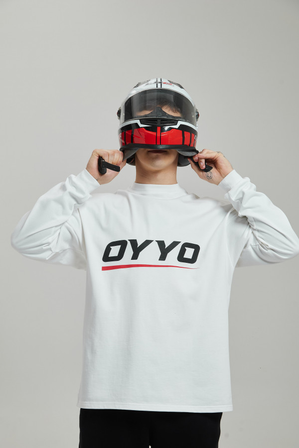 Лонгслив OYYO RACER RED белый M