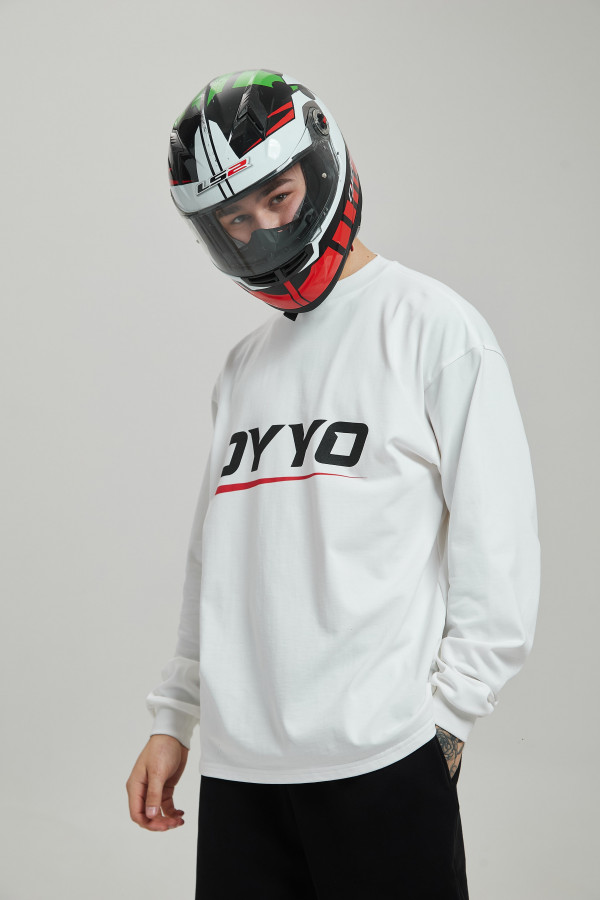 Лонгслив OYYO RACER RED белый M