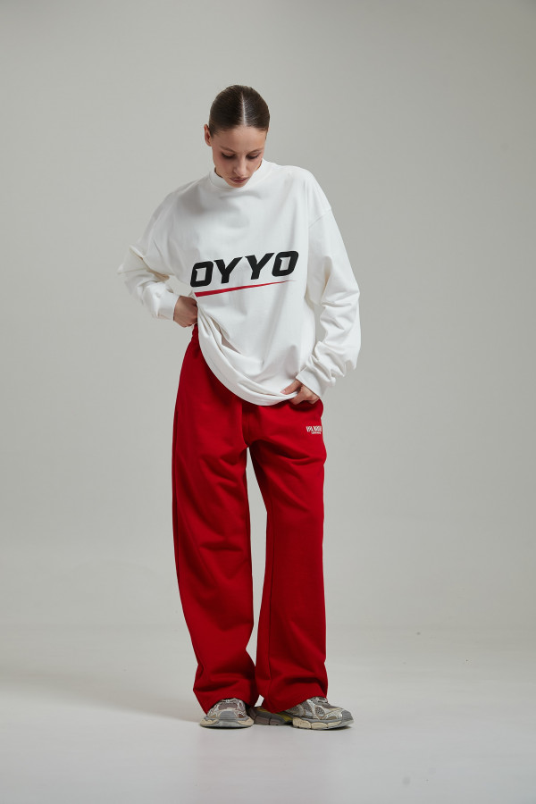 Лонгслив OYYO RACER RED белый M