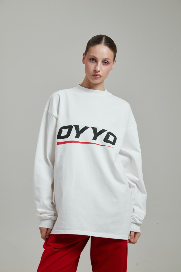 Лонгслив OYYO RACER RED белый M