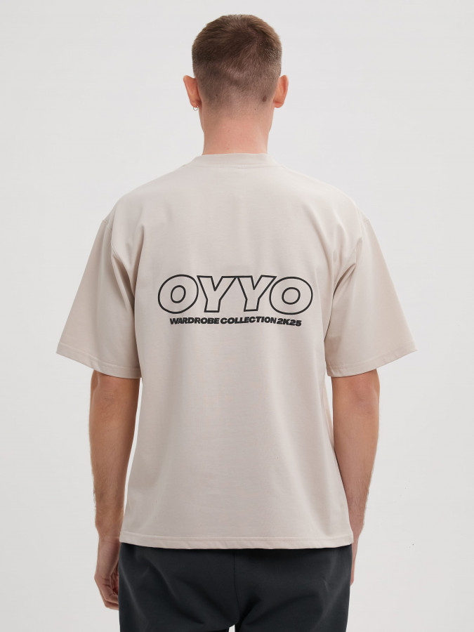 Футболка OYYO 2K25 бежевая S