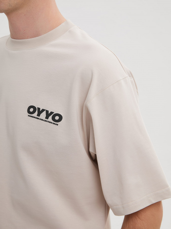Футболка OYYO 2K25 бежевая S