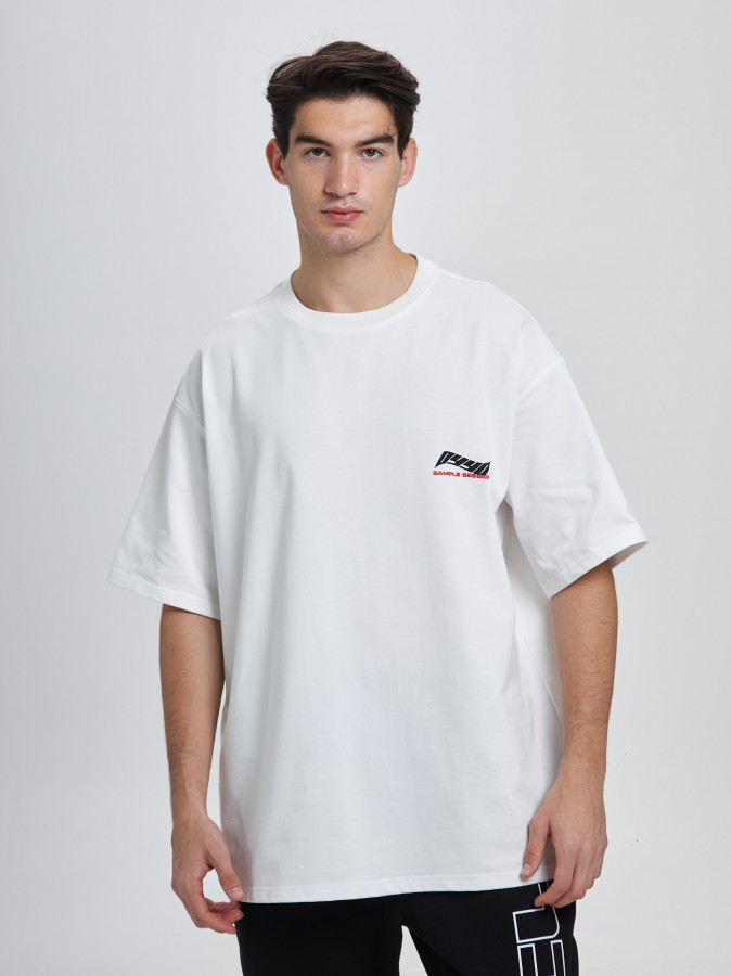 Футболка OYYO SAMPLE SESSION белая XL