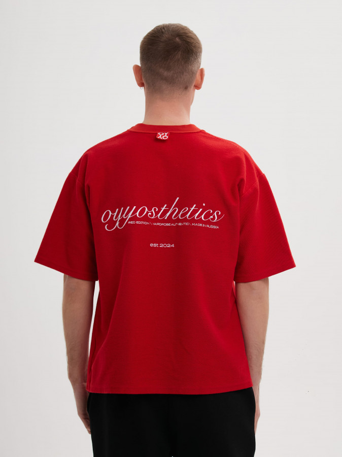 Футболка OYYOSTHETICS красная S