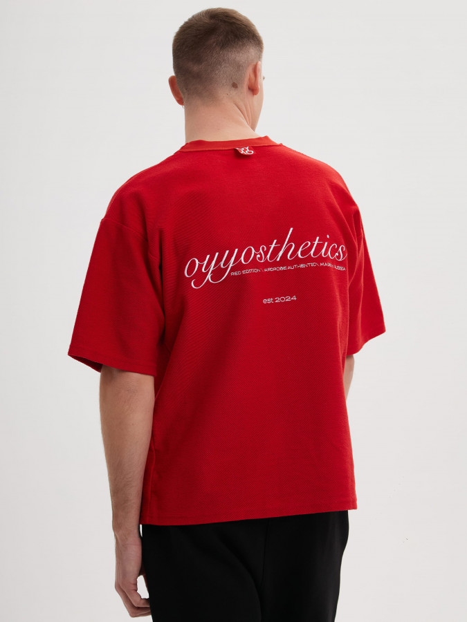 Футболка OYYOSTHETICS красная S