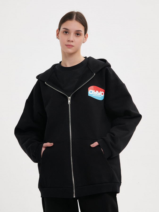 Зип худи OYYO COOL черный (M)