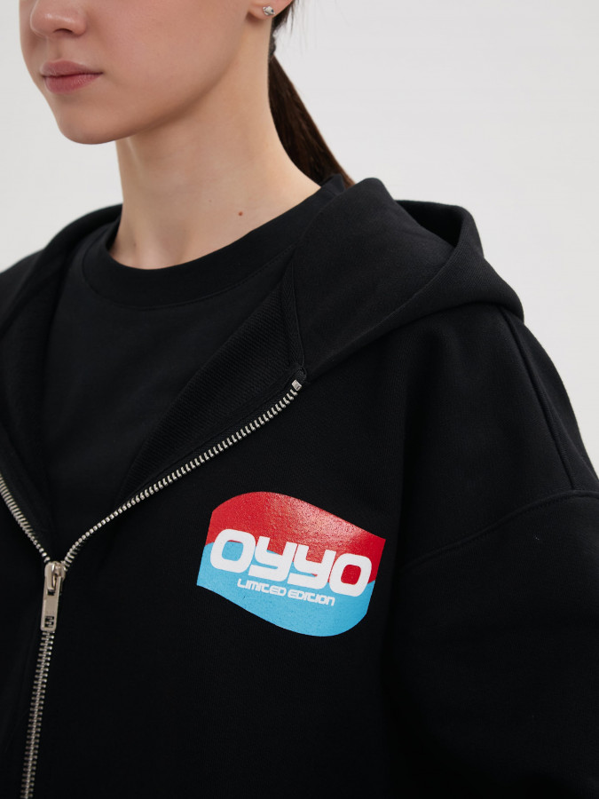 Зип худи OYYO COOL черный (M)