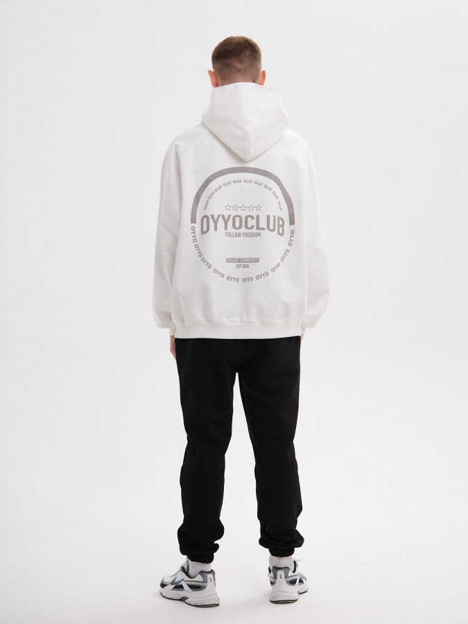 Худи OYYO CLUB белый (M)