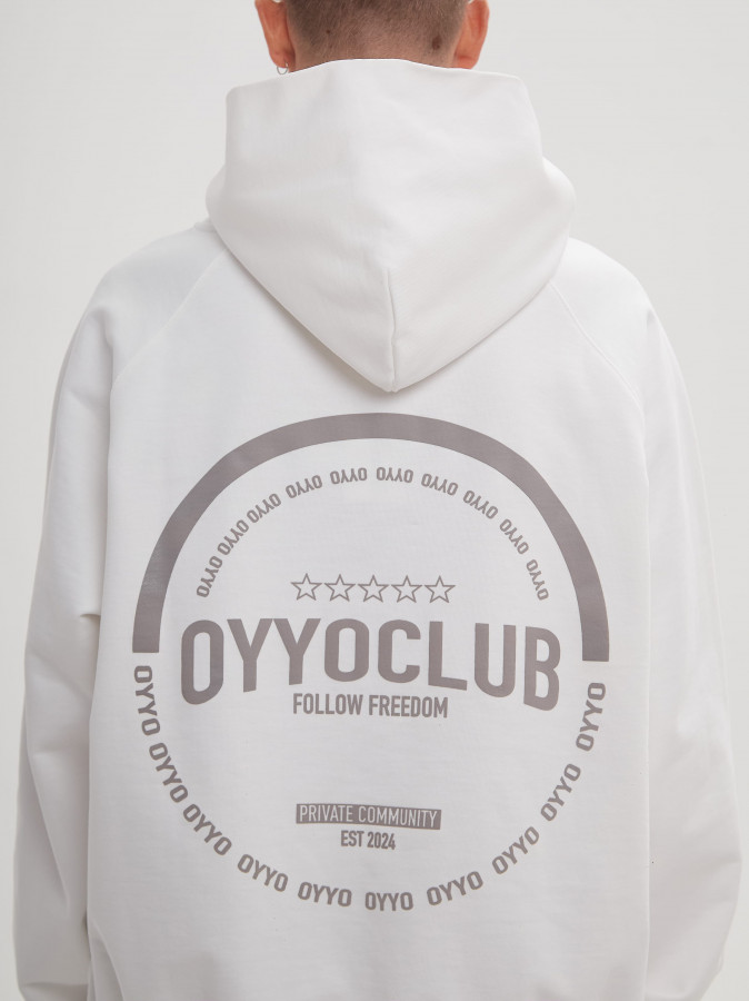 Худи OYYO CLUB белый (M)