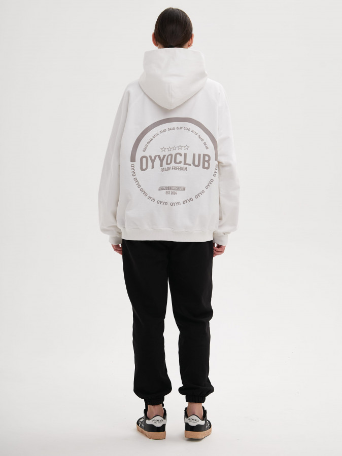 Худи OYYO CLUB белый (M)