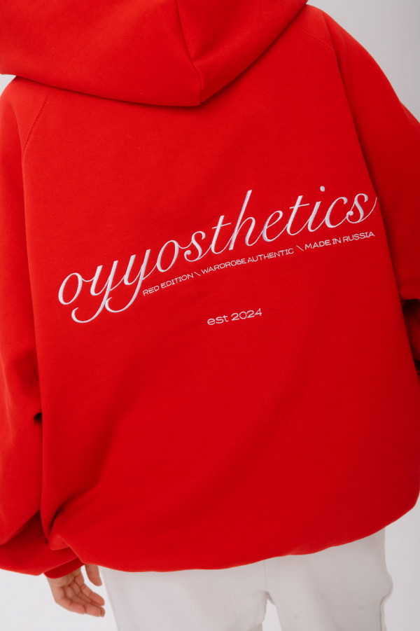 Худи OYYOSTHETICS красный M